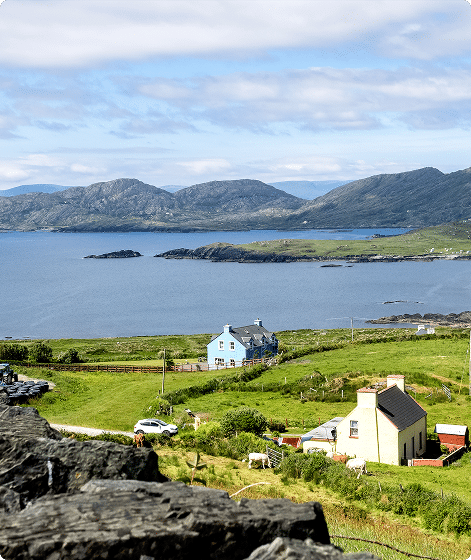 irish town landscape