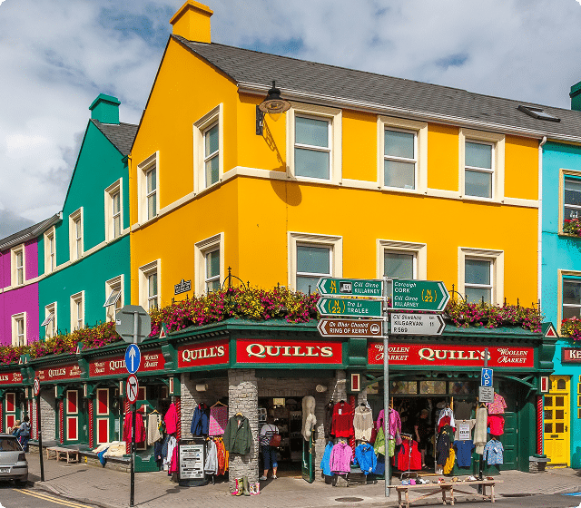 Irish colorful street